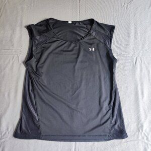 Under Armour active wear Tee women's size M or L ? black sleeveless lightweight